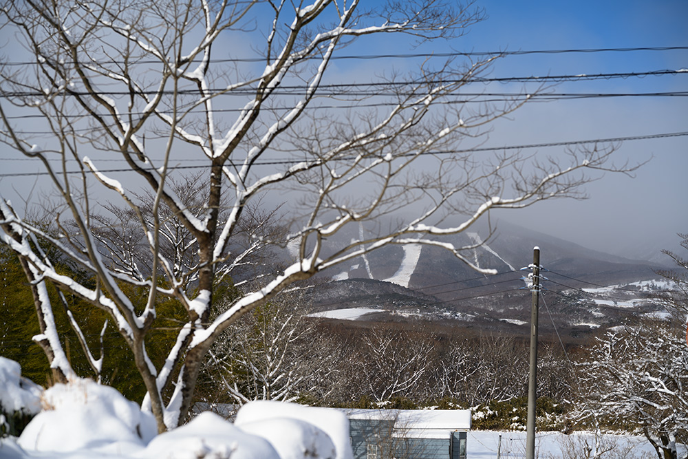 那須山の雪
